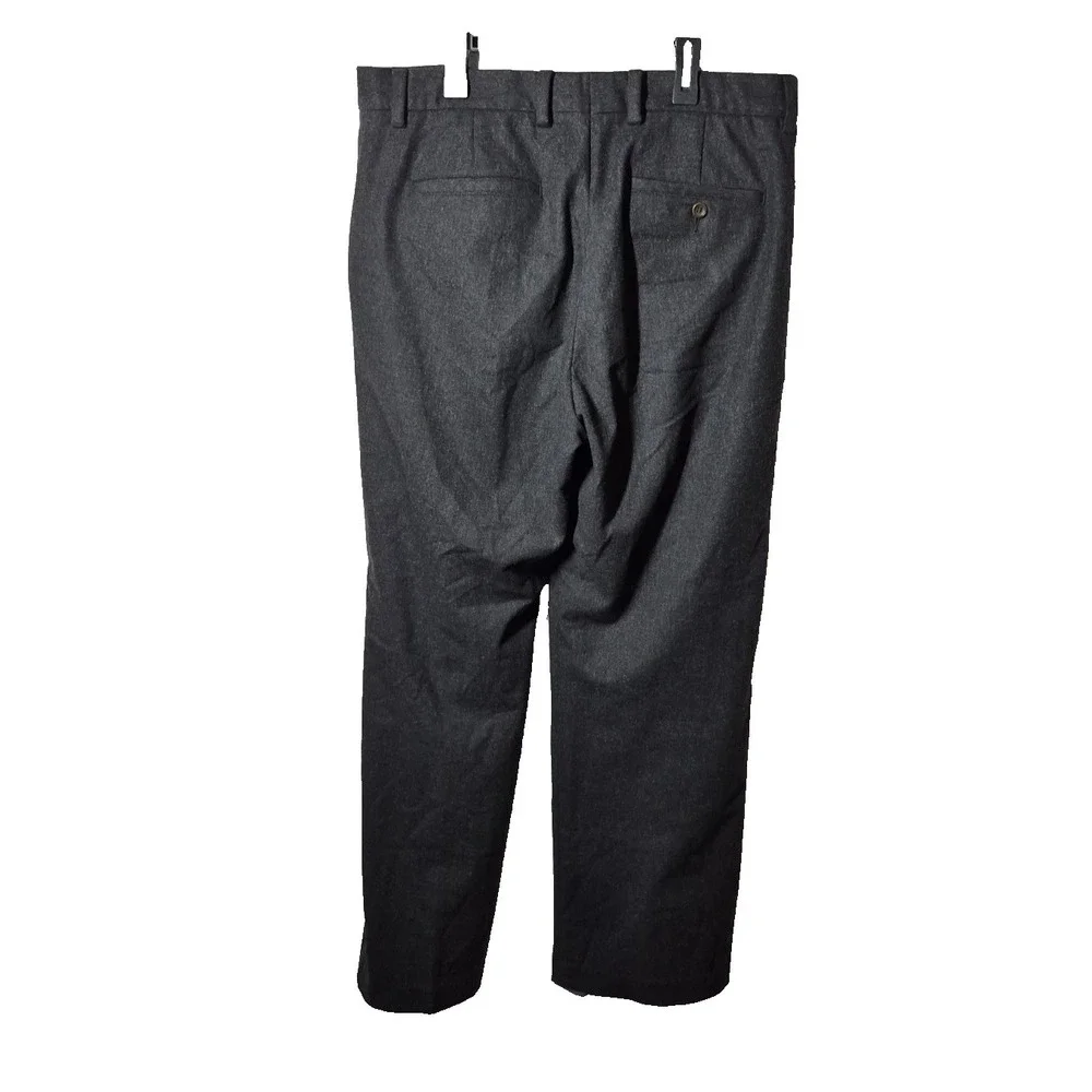 Banana Republic Dawson Dress Pants Men 34x32 Charcoal Gray Straight Leg